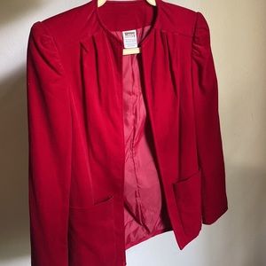 Vintage 70s Montgomery Ward Wine Colored Velveteen Jacket